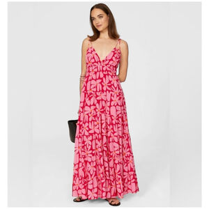 Hutch Swing Floral Breezy Vacation Maxi Dress